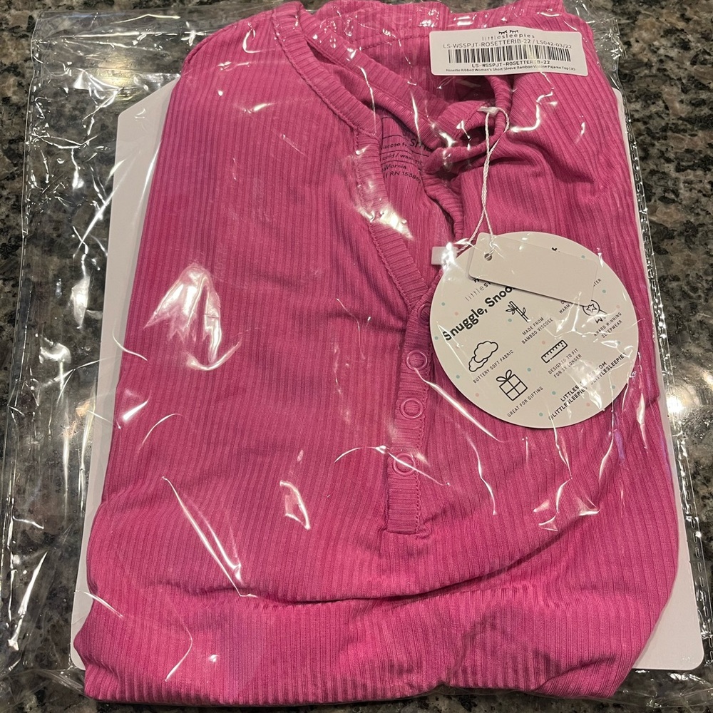 Ribbed Rosette Mama Top SHORT SLEEVE